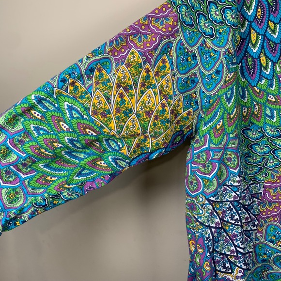 Norm Thompson Escape the Ordinary Colorful Blouse Size 1X - Picture 9 of 10